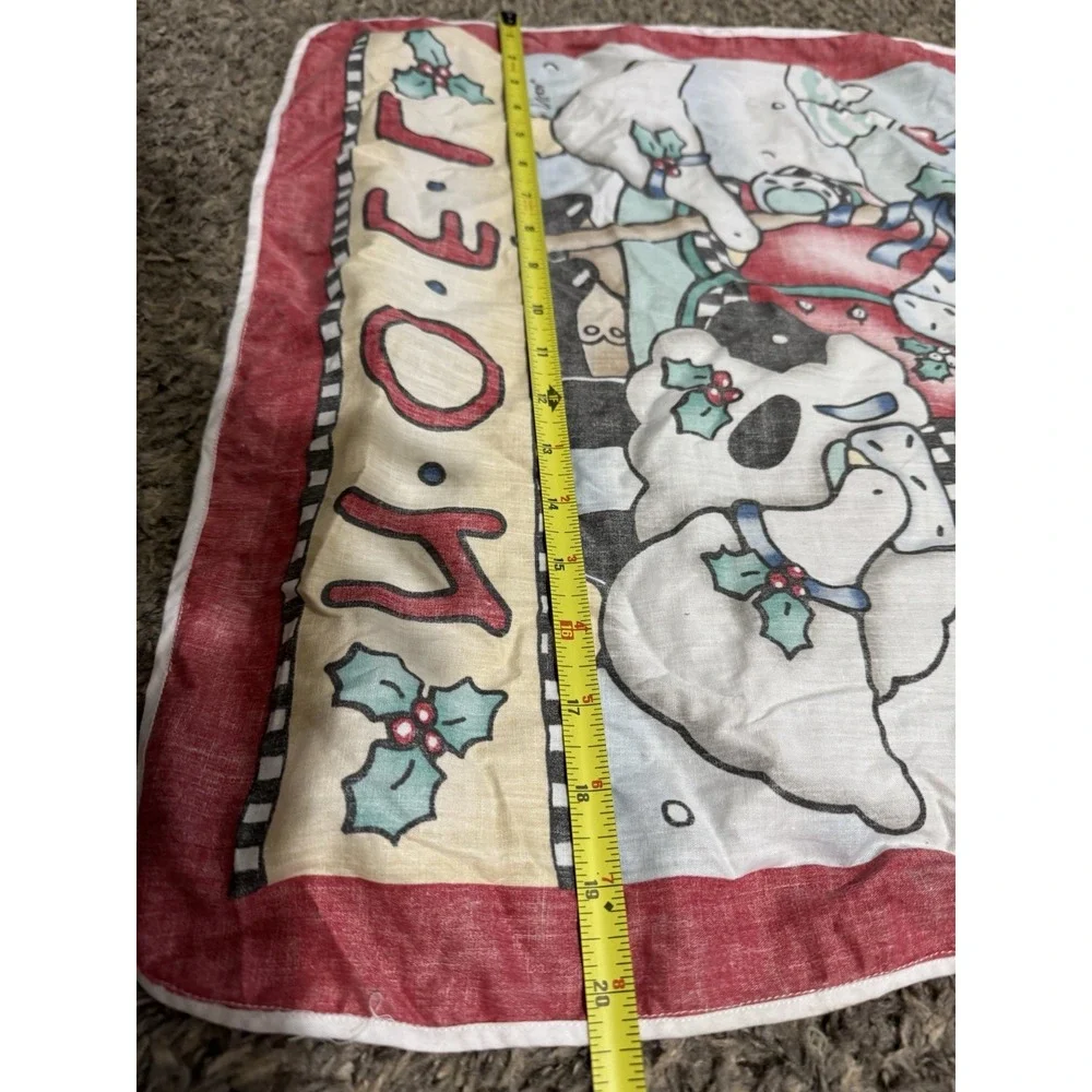 Daisy Kingdom Christmas Bunny Noel‎ Children's Apron Vintage VTG Nina Goose Star